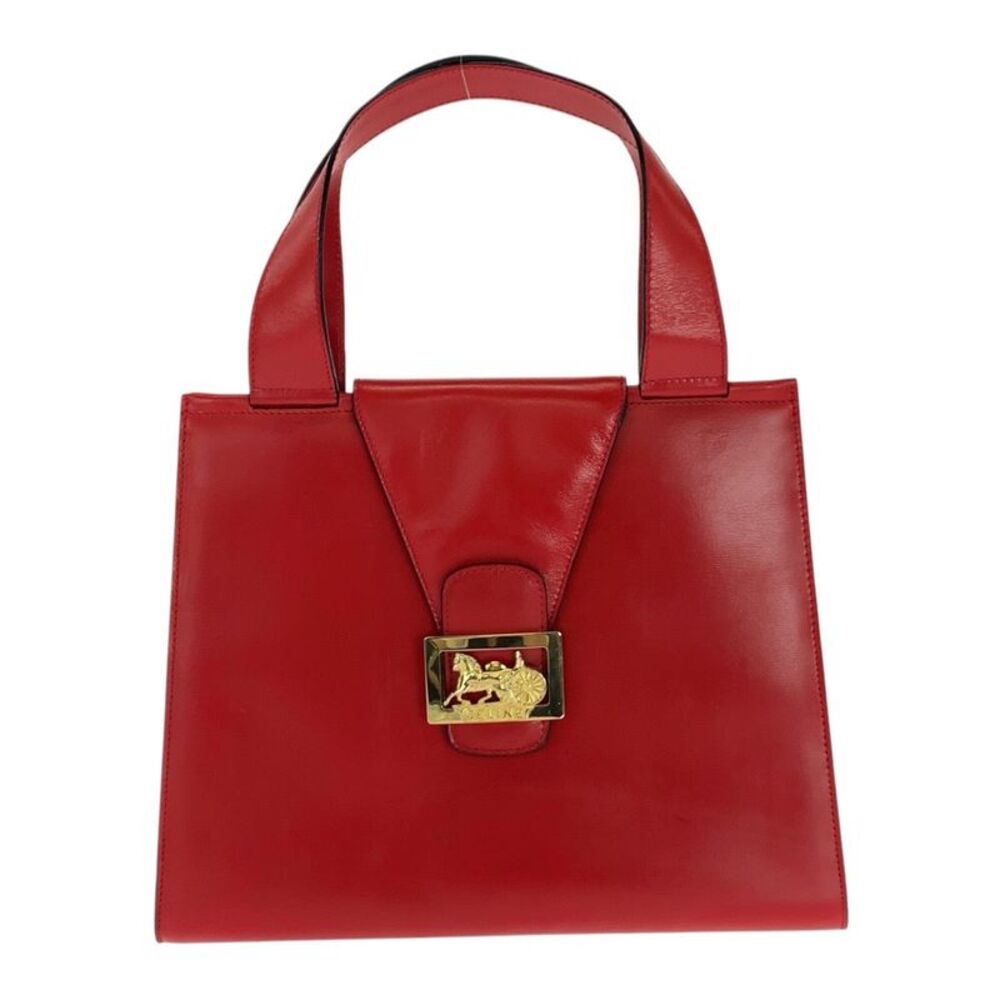 Celine Leather Horse Carriage Handbag